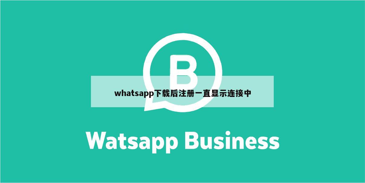 whatsapp下载后注册一直显示连接中